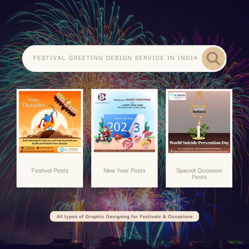 Festival Greeting Design Service in India